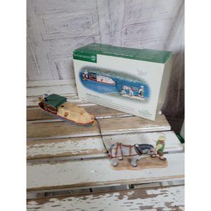 Dept 56 58522 Abington canal boat horse Dickens vi